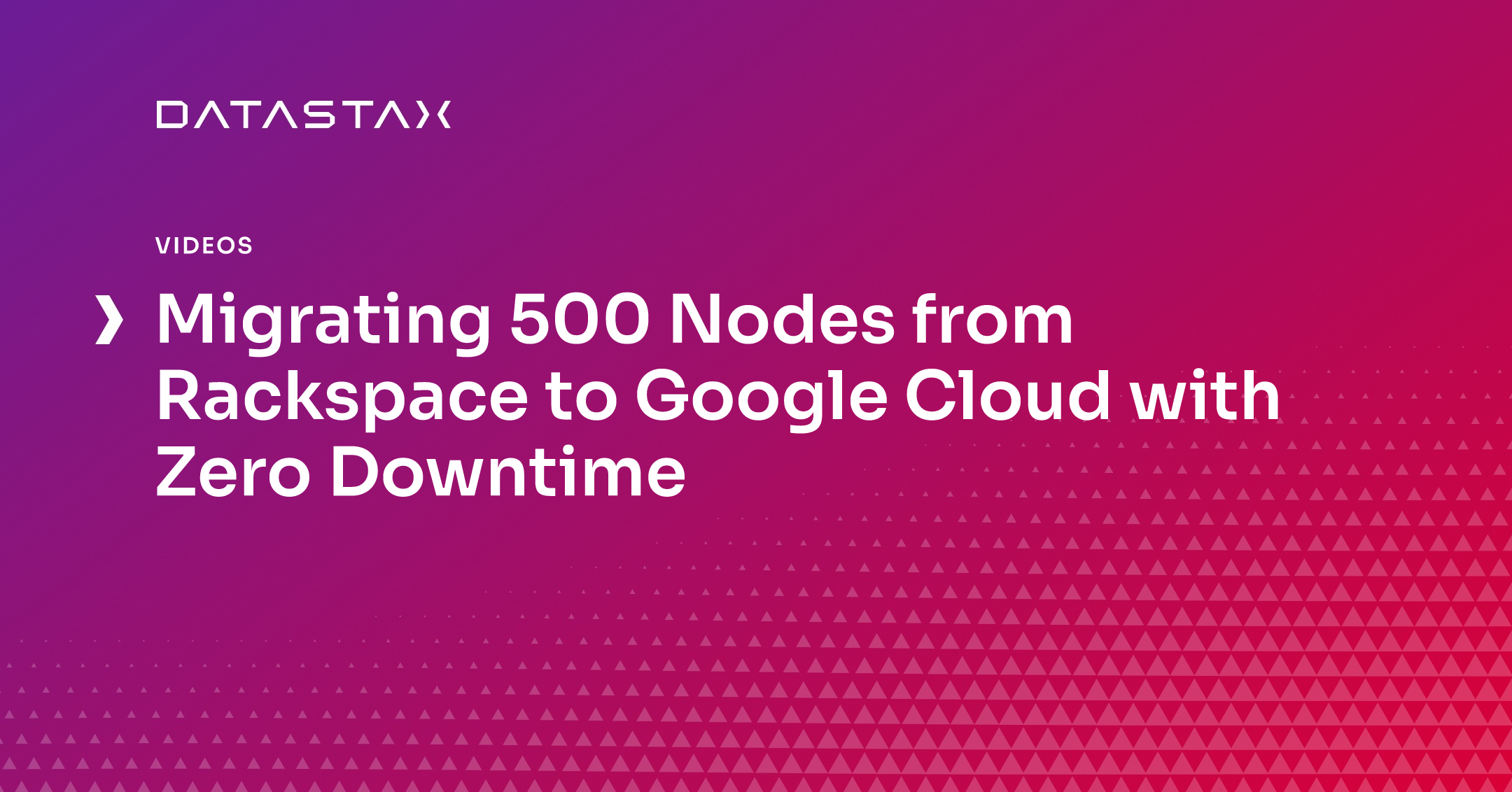 Migrating 500 Nodes from Rackspace to Google Cloud with Zero Downtime
